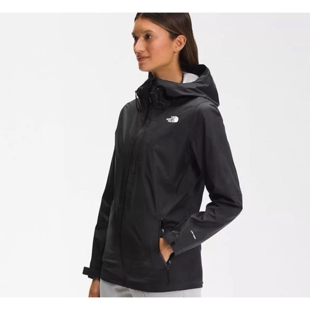 The North Face Jacket Alta Vista Style Womens Large Black Shell Rain‎ Light XXL